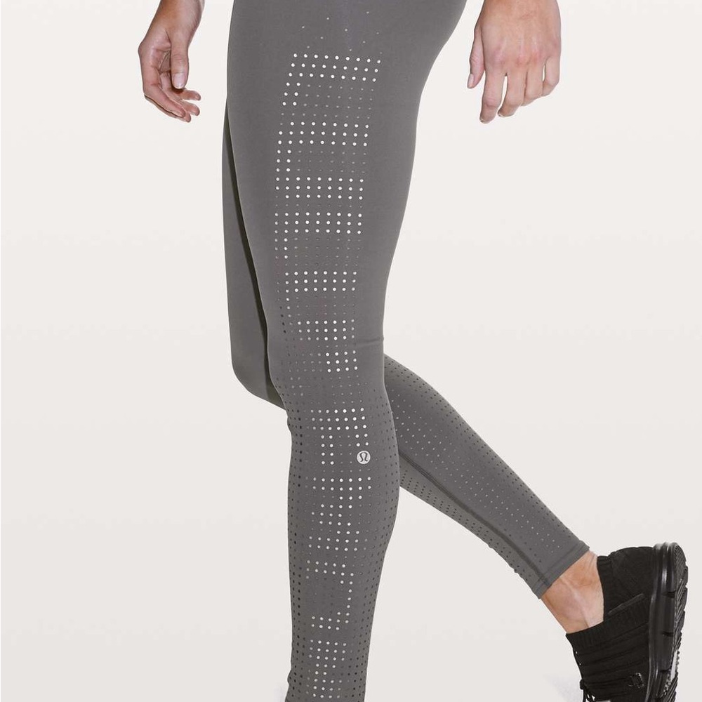 Lululemon Athletica Gray High-Rise Leggings